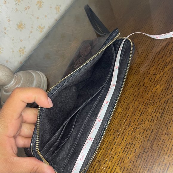 Coach Signature Brown Wristlet - Picture 9 of 12